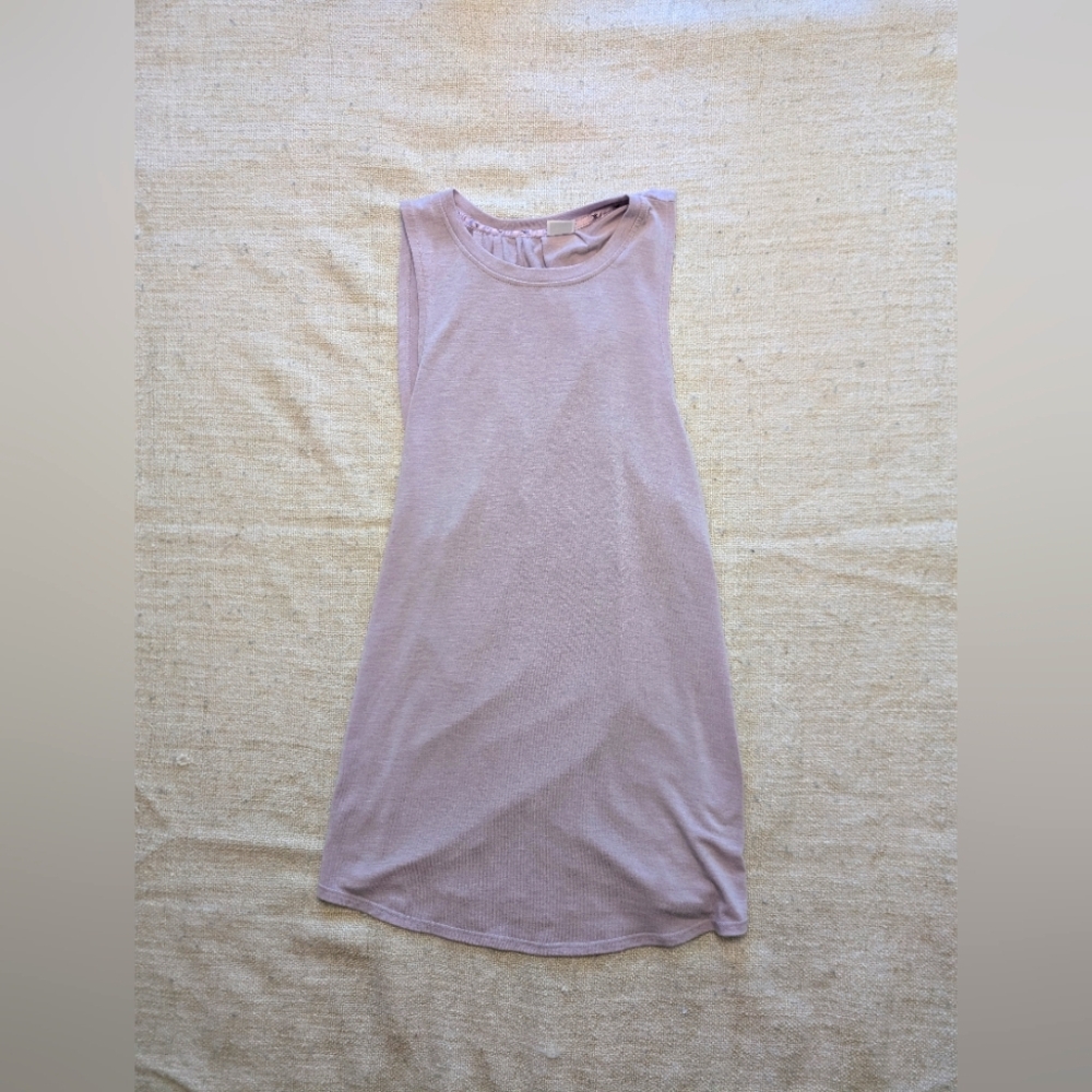 Sleeveless Open Cross Back Shirt